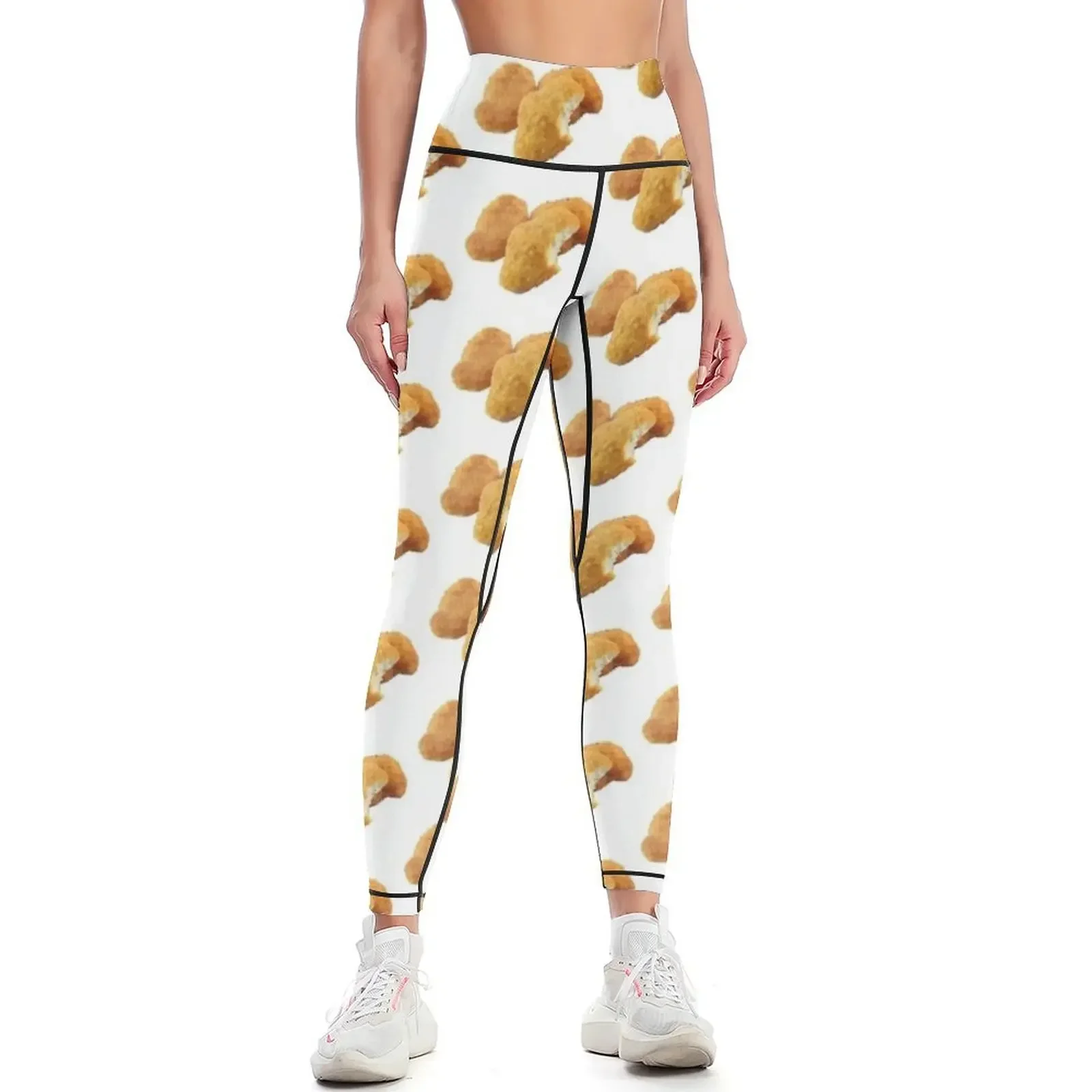 

Chicken Nuggetz Leggings Leginsy push up sports for push up Sports pants for sports for gym Womens Leggings