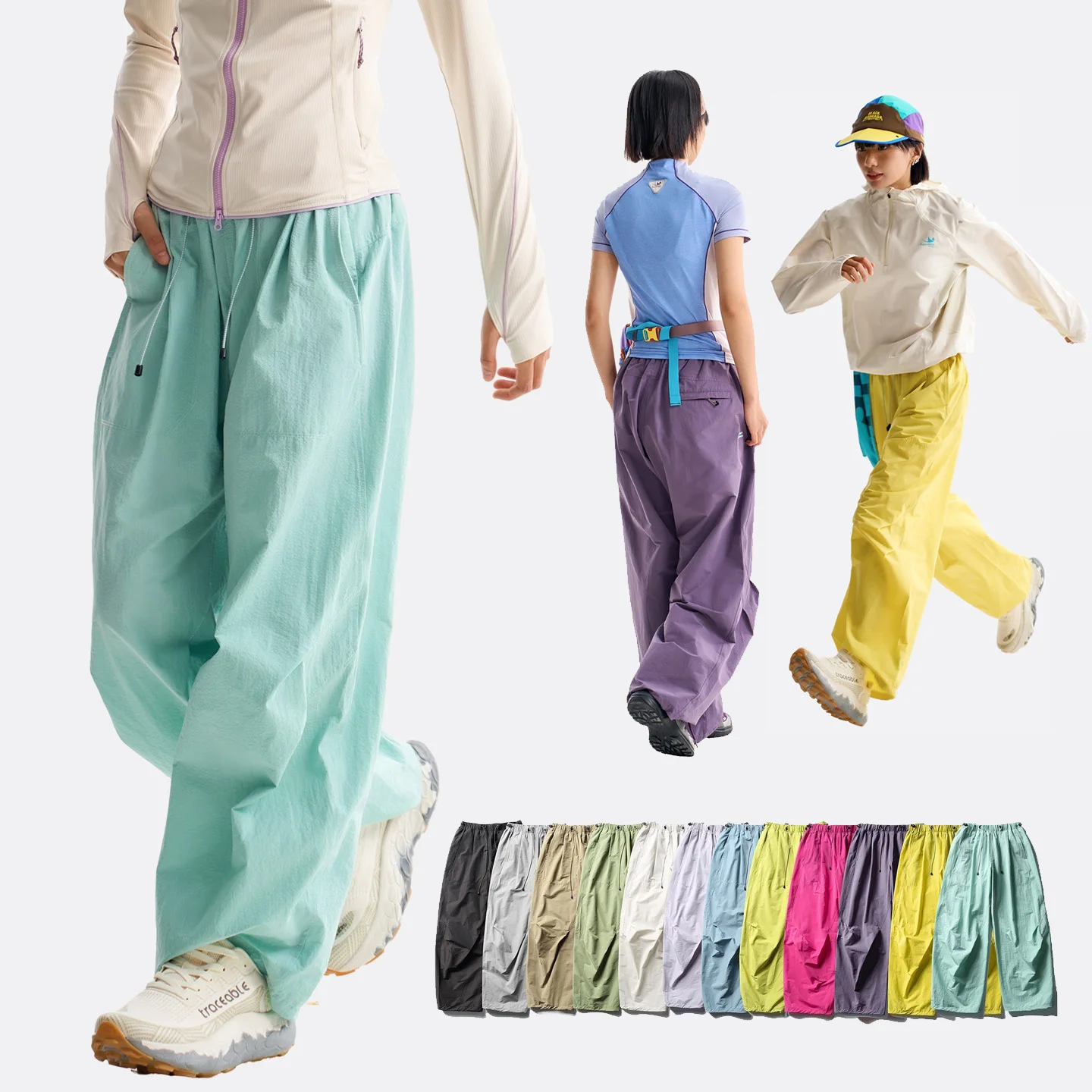 Outdoor Quick Dry Leichte Casual Hose Männer Frauen Mode Lose Sport Techwear Cargo Hosen Jogger Jogginghose Paar Hosen