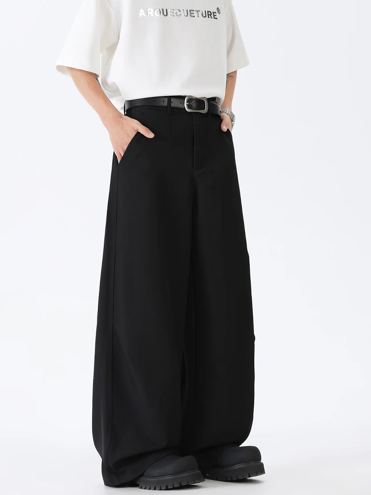 

Biological American Retro Bla Knife Wide Leg Men's Spring Summer Thin Loose Straight Casual Pants Youth Active Sle