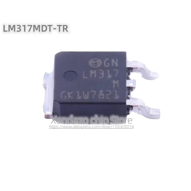 10pcs/lot LM317MDT-TR LM317M LM317 TO-252 package Original genuine Voltage regulator chip