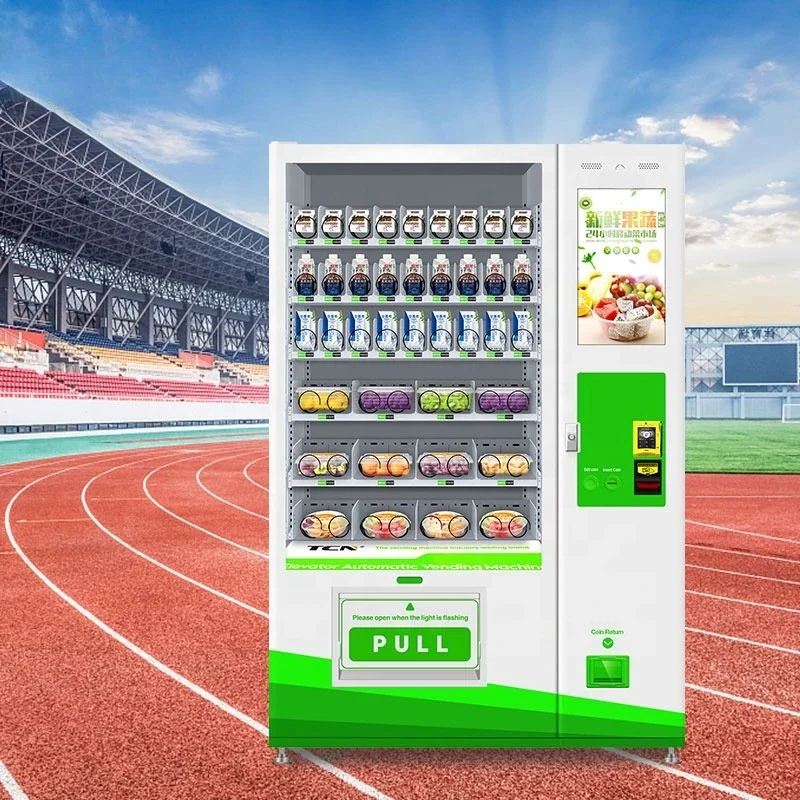 twist egg vending machine cut fruit vending machine singapore touch screen operation mini mart vending machine with big glas