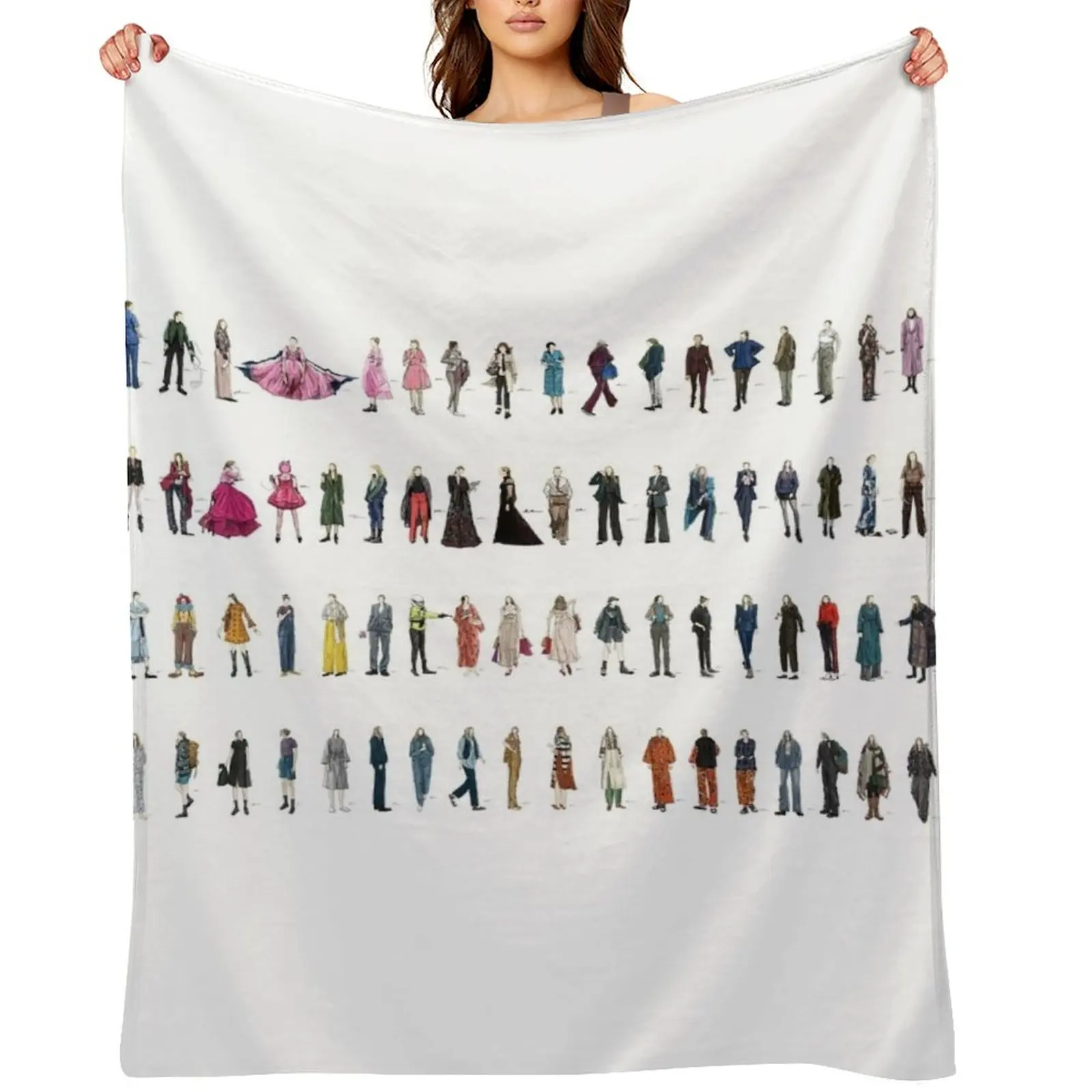 Killing eve S1234 all villanelle fashion looks version 2.0 Throw Blanket Flannels bed plaid christmas gifts Soft Blankets