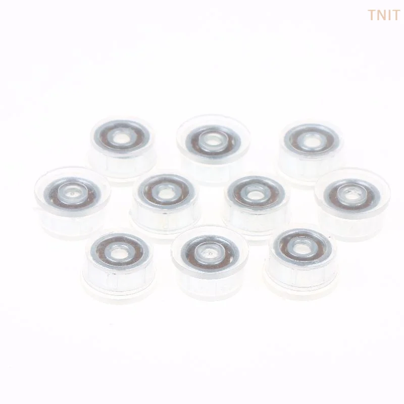 [J] 10Pcs Spinning Nail Charms 3D Nail Art Rotating Charm Rotating Bearing Nail Art Tool Nail Rings Jewelry Rotating Nail Tools
