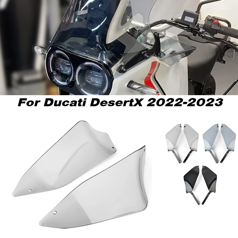 

Motorcycle Handguard Handshield Hand Wind Guard Shield Windshield For Ducati Desert X DesertX 2022 2023