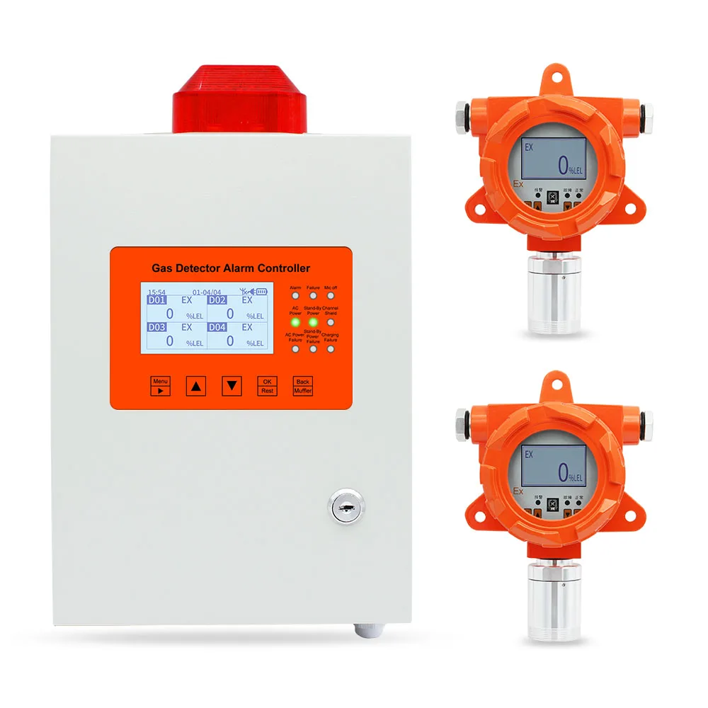 아이케시 고정식 가연성 가스 감지기 벽걸이형 가스 누출 감지기 일산화탄소 경보기 천연 가스 감지기