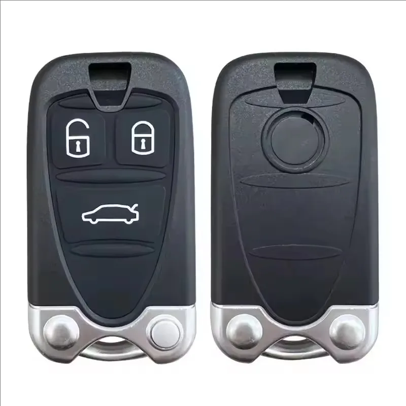 KEYECU 71740257 433MHz ID46 Chip Keyless Remote Key Fob for Alfa Romeo 159 2005‑2011 Brera Spider 2006 2007 2008-2010 3 Button
