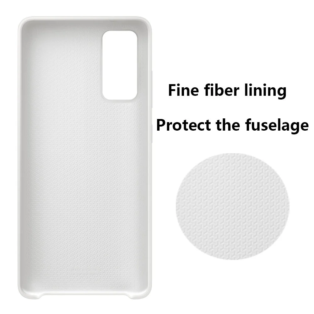 Oryginalne etui do Samsung Galaxy S20 FE Wysokiej jakości miękkie silikonowe etui S20FE Protector Shell & Box — zdjęcie produktu 3