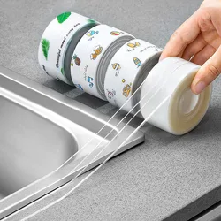 Shower Bath Sealing Strip Tape Caulk Strip Self Adhesive Waterproof Wall Sticker Sink Edge Tape for Bathroom Kitchen Accessories