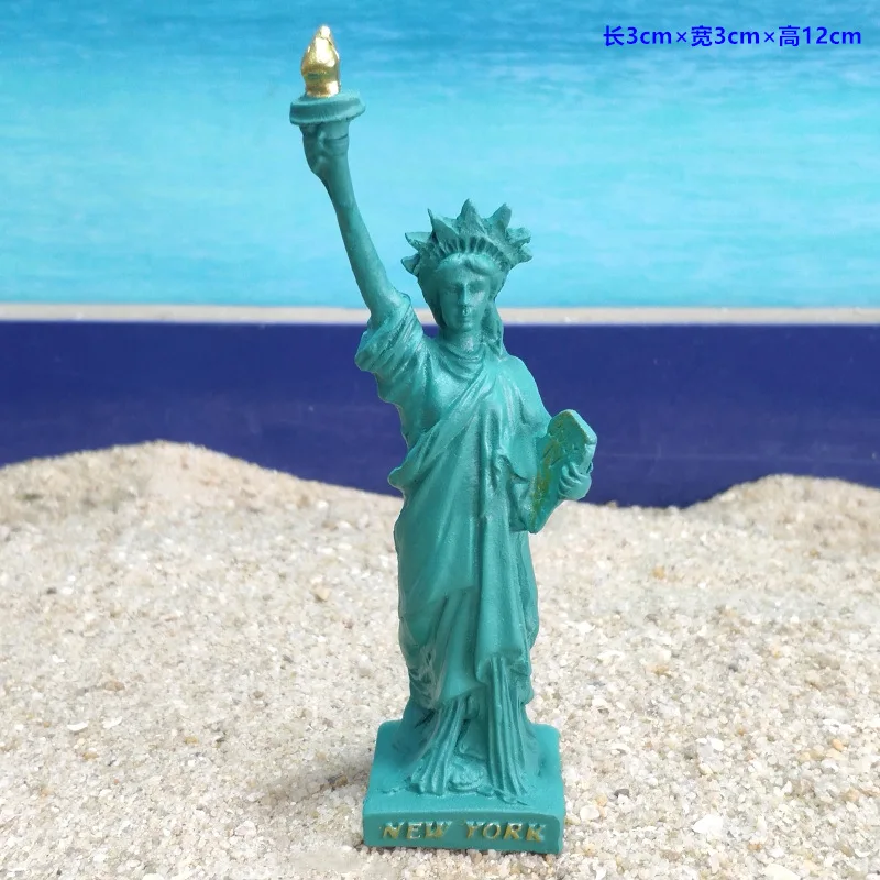 Statue of Liberty New York City Psychological Sand Toys Resin Handicraft Furnishing Articles Toy Figures Dolls Desktop Ornament