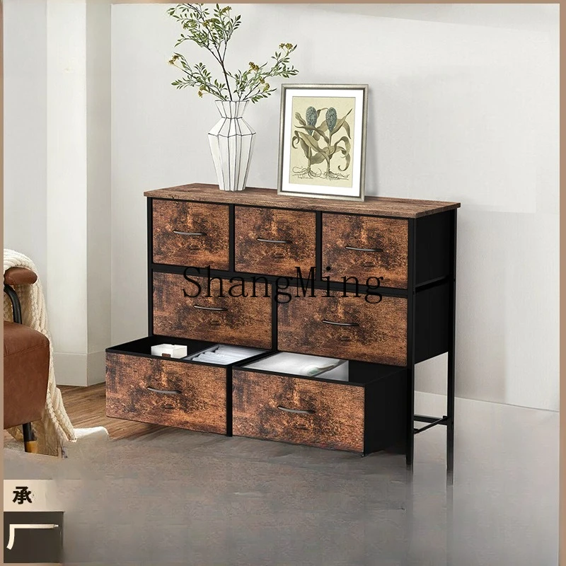 

FG simple household multi-layer fabric drawer rack multi-functional storage finishing floor storage cabinet