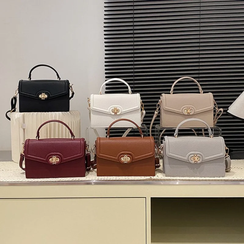 

Popular Classic High-End Leather Women's Crossbody Bag Luxury Brand Elegant Trendy Commuter Bag
