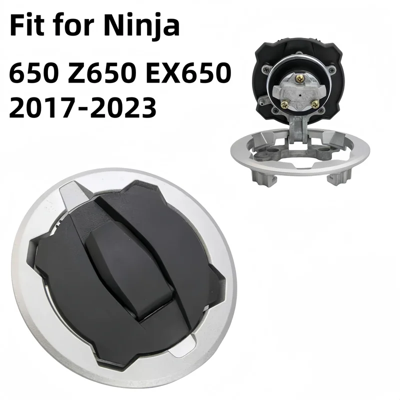 For Kawasaki Ninja 650 Z650 EX650  2017 - 2023 Motorcycle Fuel Gas Cap With Cover Key Tank For Ninja 650 2018 2019 2020 2021