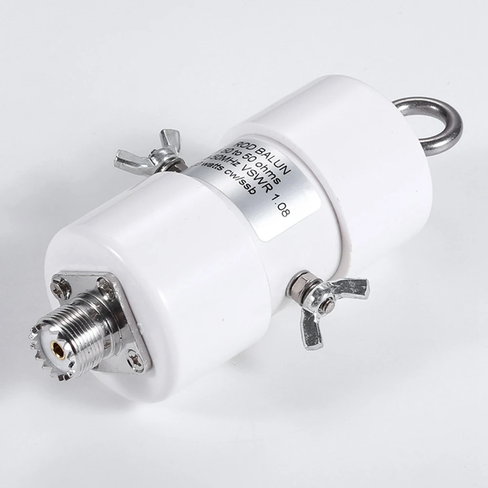 Uniwersalny balun napięciowy B48A 1:1 do anten krótkofalowych 1-50 MHz, moc ciągła 500 W do radia FM krótkofalowego.