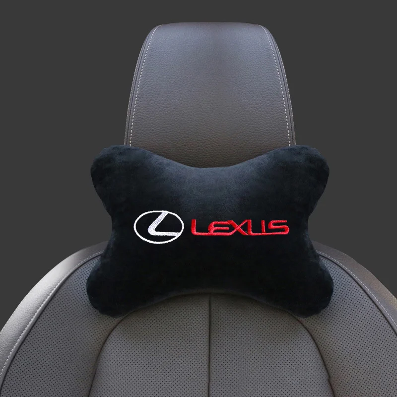 For Lexus Fsport GX470 RX330 IS250 LX570 LX600 Ct200h RX350 ES350 Car Seat Neck Pillow Lumbar Back Support Auto Headrest Cushion