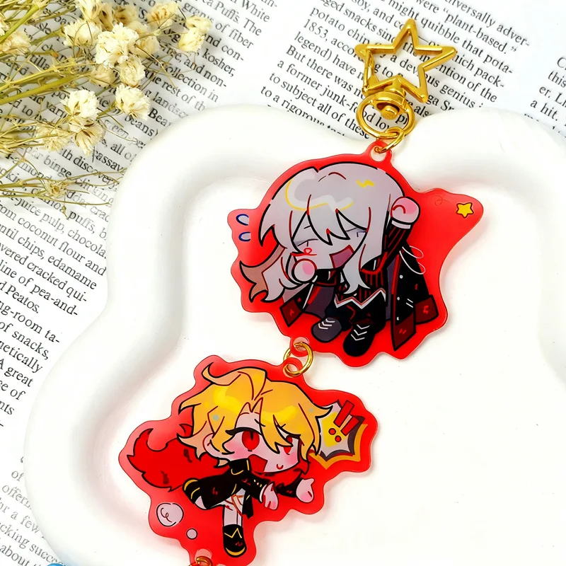 Juego Limbus Company Sancho Don Quijote Bari llavero de Cosplay llavero colgante acrílico Unisex accesorios de llavero regalos