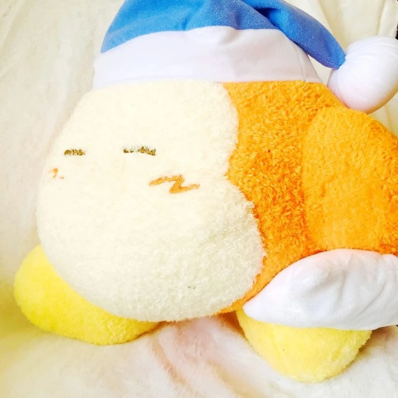 34cm Cute Cartoon Kirby Plush Toy Kawaii Soft Stuffed Toy Bedroom Sleeping Throw Pillow Decoration Birthday Gift view 3