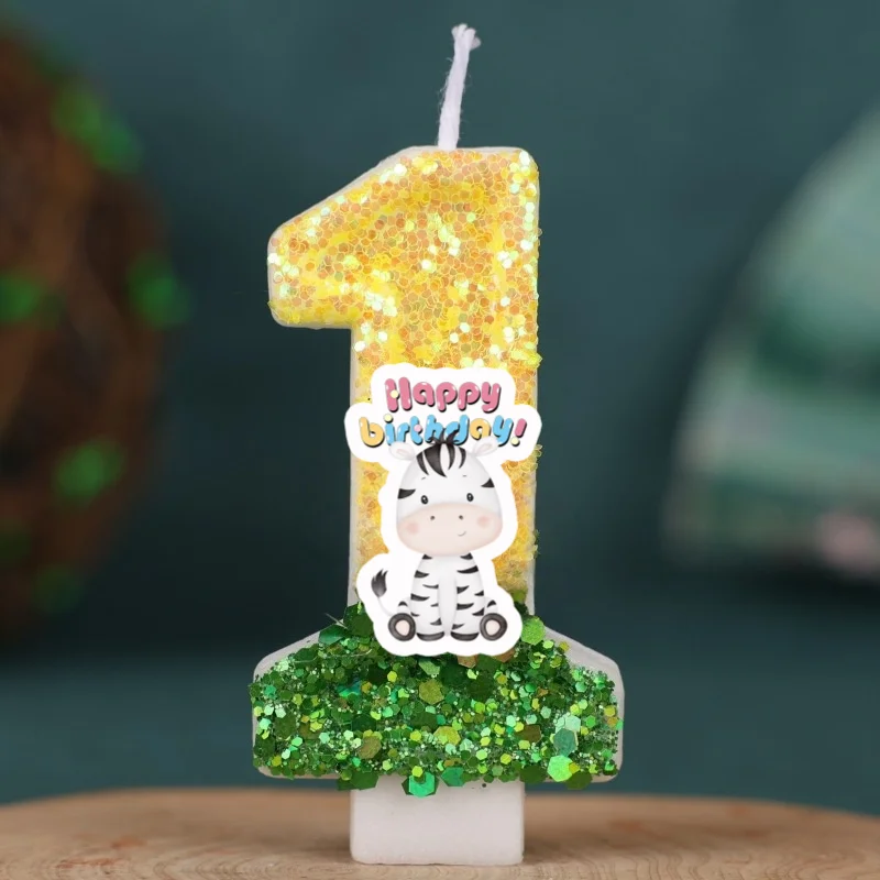 Forest Animal zebra Digital Ca - Zebra Candle Supplies ulasan dan harga