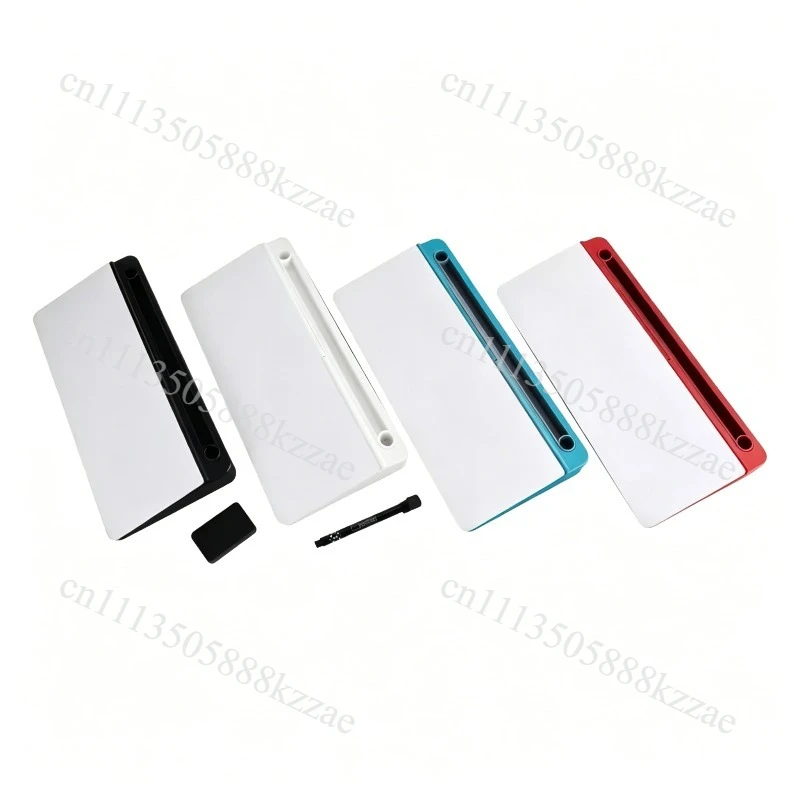 Glass Desktop Storage Whiteboard Office Teaching Writing Board Light Gray Message Board Handwriting-Board Only, No Accessories