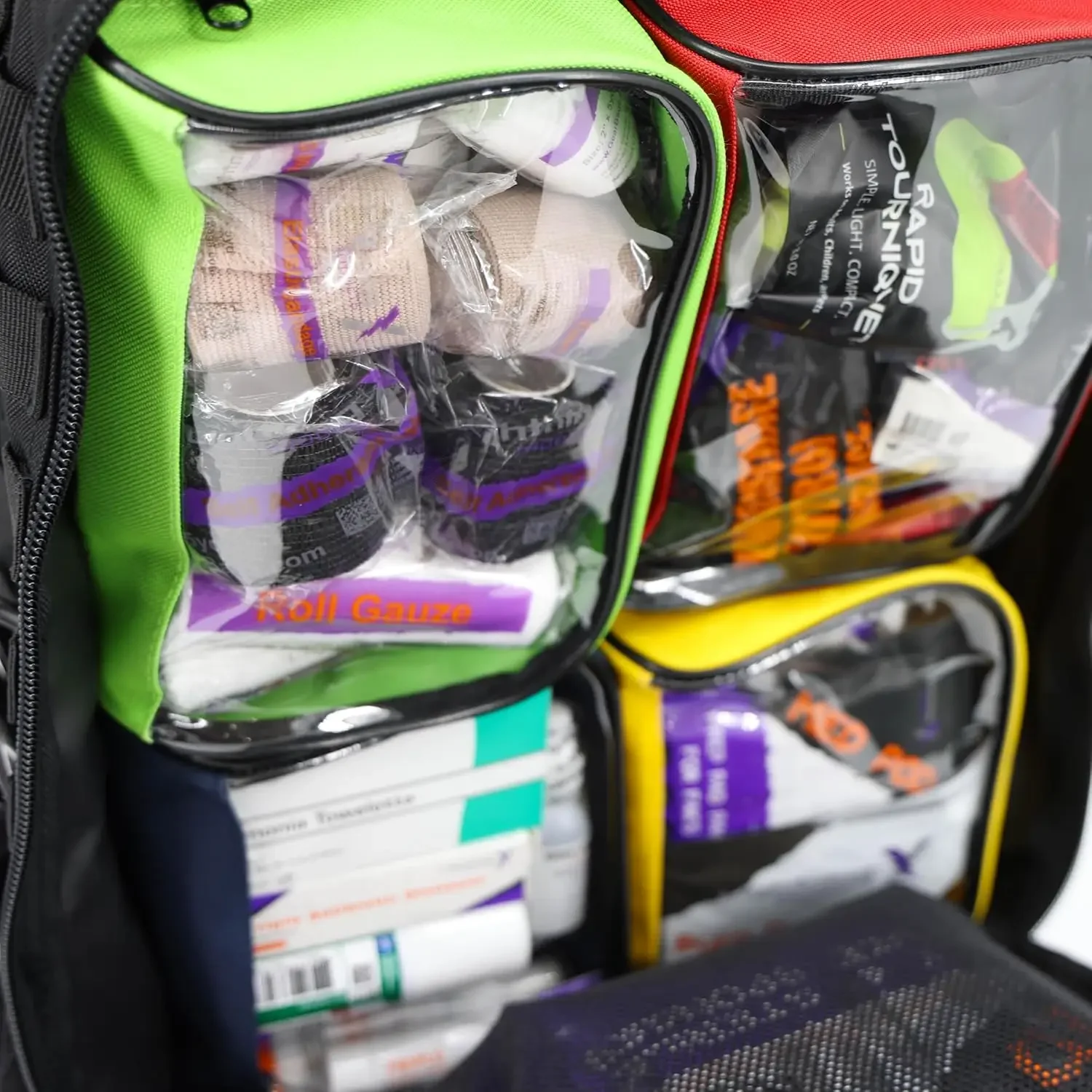 حقيبة الظهر الطبية TacMed First Responder Trauma المخزنة بالكامل EMT Kit | MB45-SKF | ث/المهنية #2