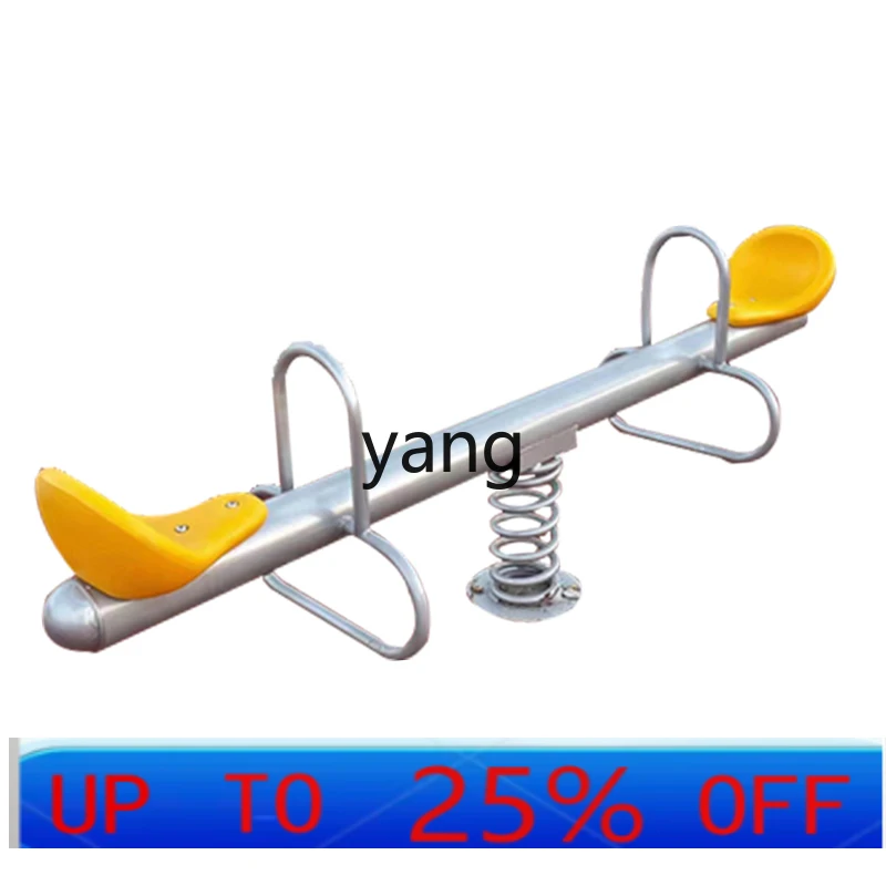 LTT Park Seesaw for Children Outdoor Fitness Equipment Outdoor Single Column Double-Column Seesaw