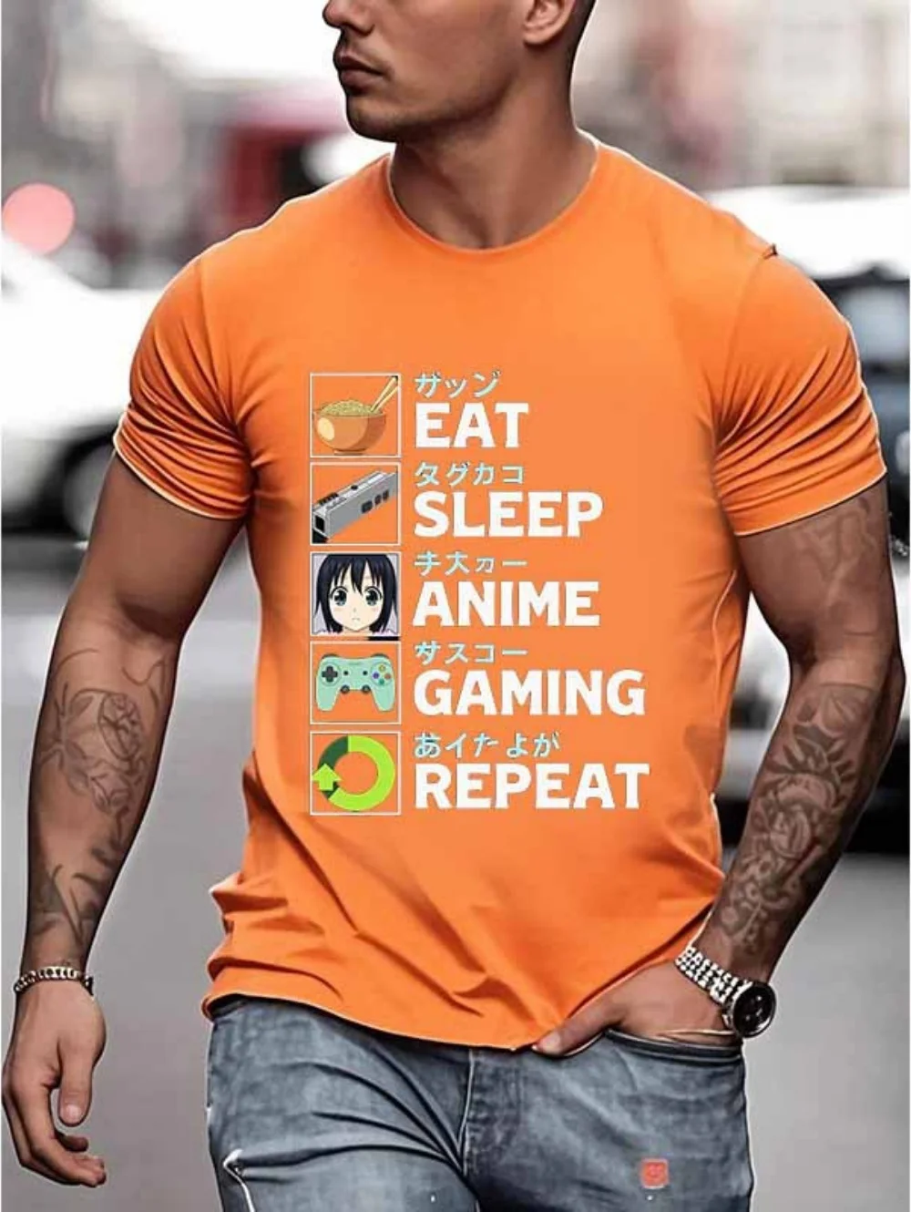 Männer Sommer Casual T-Shirt Esszimmer Unterhaltung Gedruckt 3D Gedruckt Lustige Tops Mode Harajuku Street Style T-shirt männer Kleidung – Detail 3