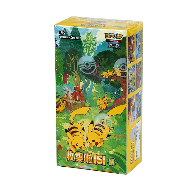 Cartão pokémon 151c reunião surpresa esperança psyduck vol.4 ganger surpresa ptcg coletado chinês escarlate violeta pikachu cartão crianças