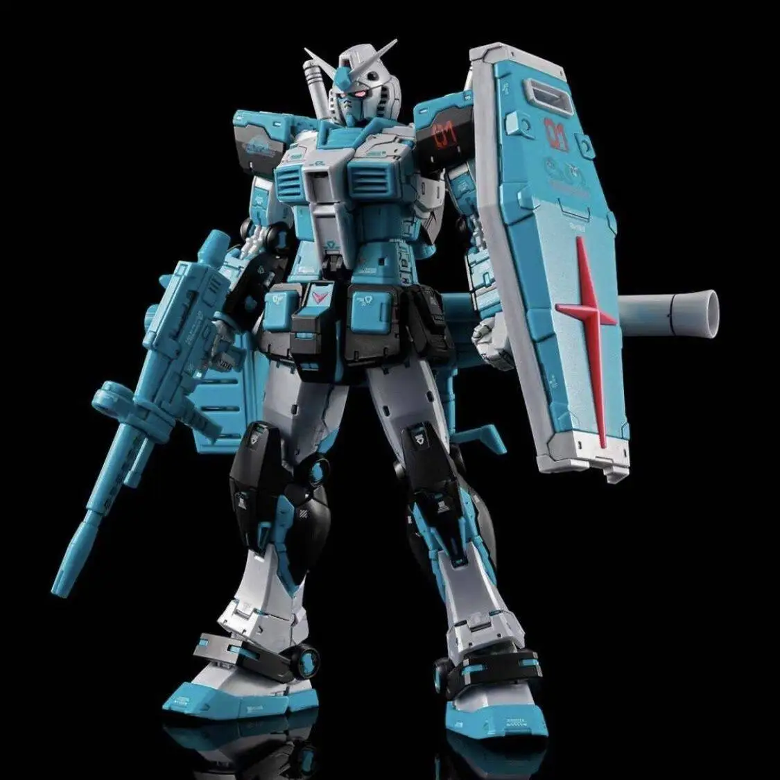 バンダイ-rg-rx-78-2-20-初音ミク-カラープレミアムプラスチックモデルキット-収集価値のある未組み立てロボット玩具-趣味愛好家向け