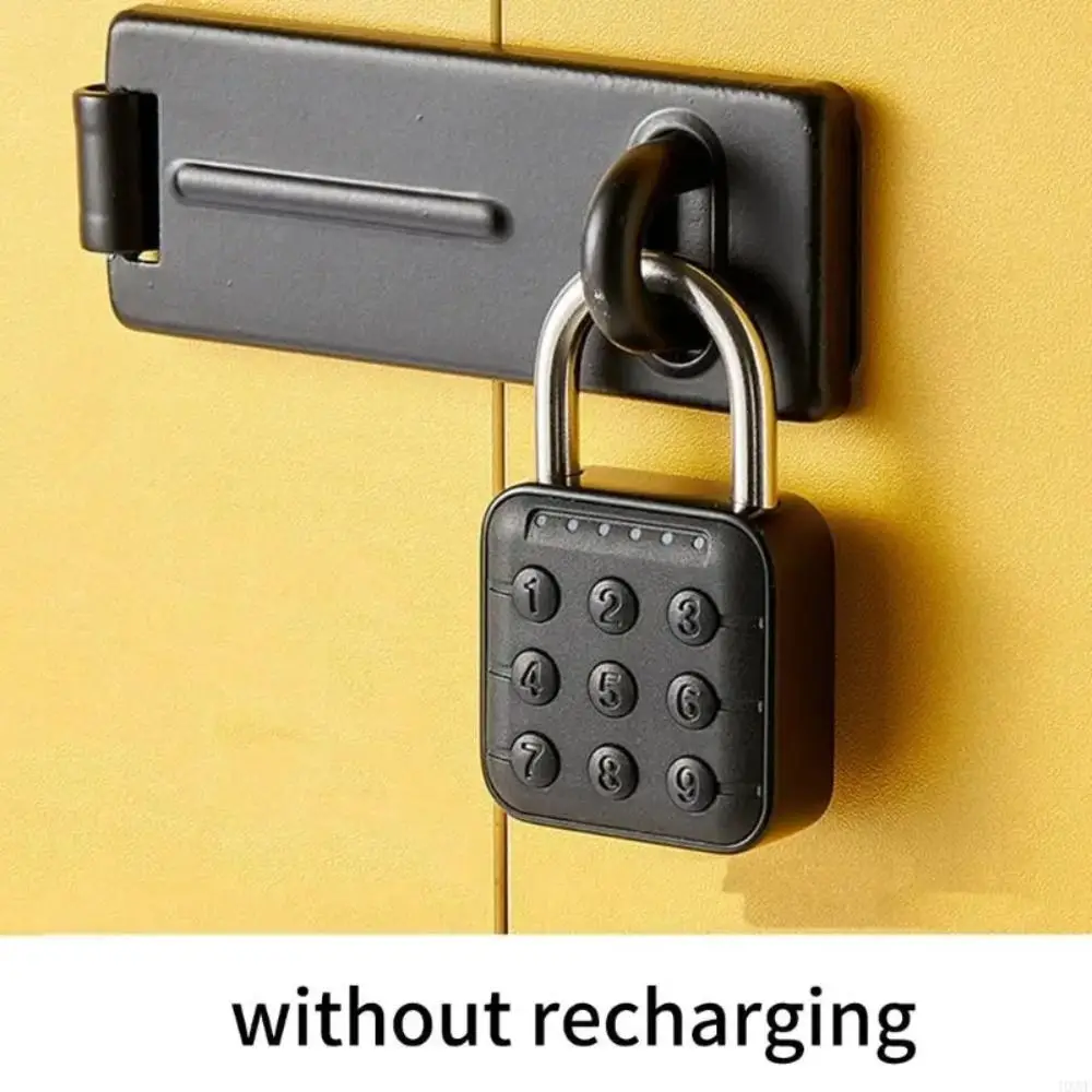 Portable Keyless Fingerprint Lock Anti-theft Intelligent Safety Smart Padlock Zinc Alloy Waterproof Electronic Door Lock Home