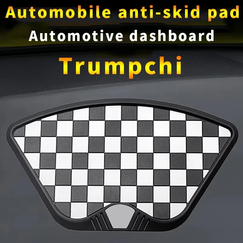 Anti slip mat for car center console High temperature resistant car mat Fan shaped perfume mat Anti slip mat for dashboard