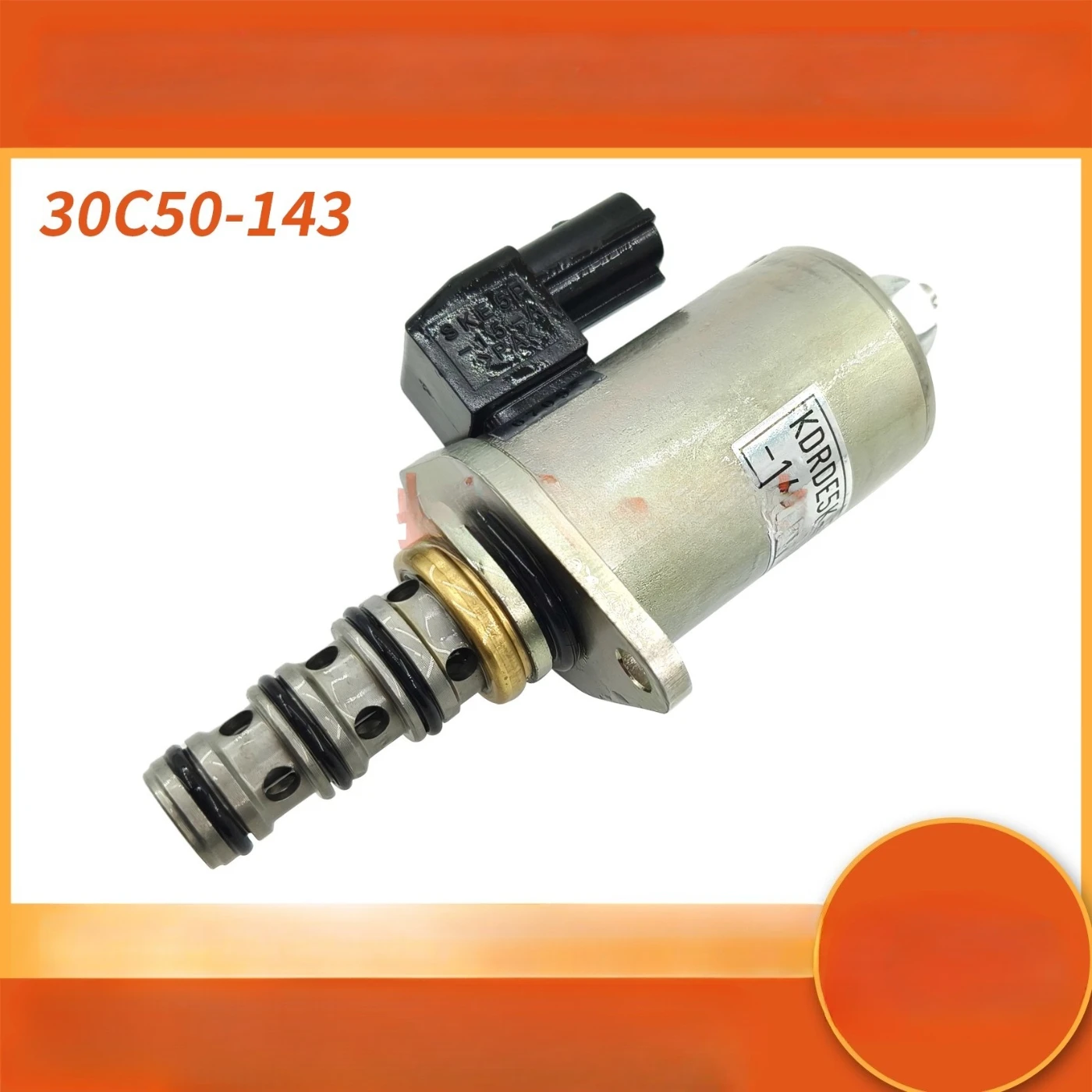 

Excavator Kobelco Sany new KDRDE5K-50 proportional valve 30C50-143 hydraulic pump solenoid valve main pump large pump valve