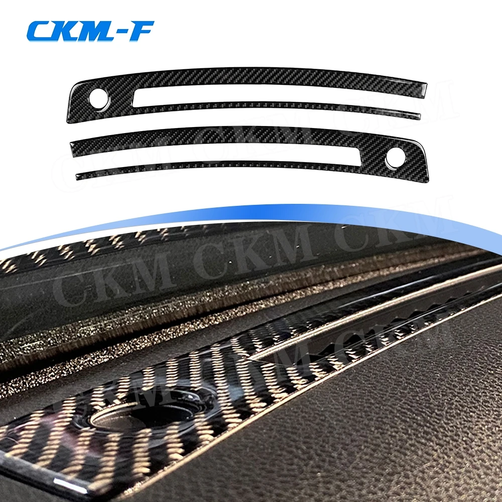 

Carbon Fiber Car Front Windshield AC Vent Outlet Trim Cover Strip Stickers For Toyota GT86 FT86 ZN6 Subaru BRZ 2013-2020