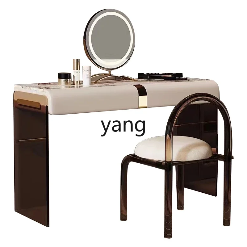 

XYY acrylic dresser modern light luxury rock slab high-end Internet celebrity makeup table