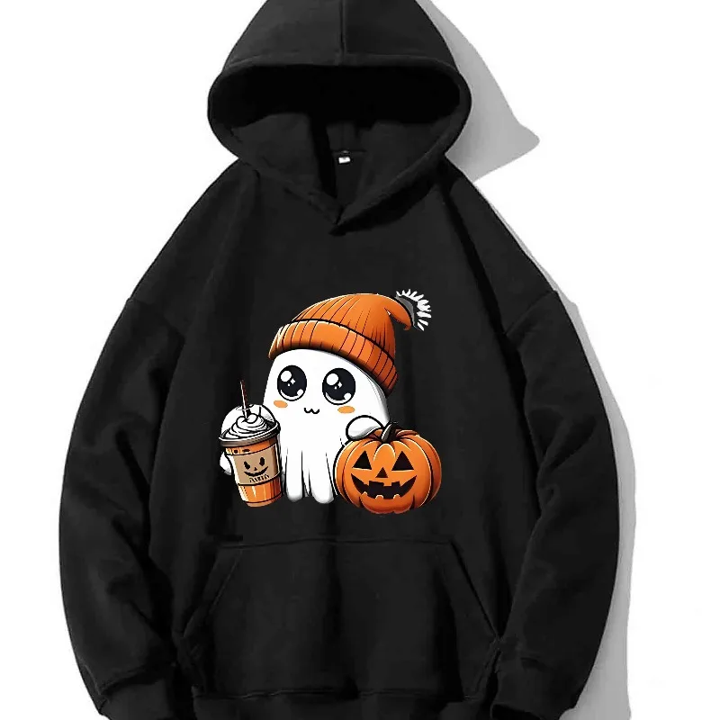 New York Print Hoodies Men Women Spring Autumn Loose Fleece Sweatshirts Harajuku Hooded Tops Sport Clothing