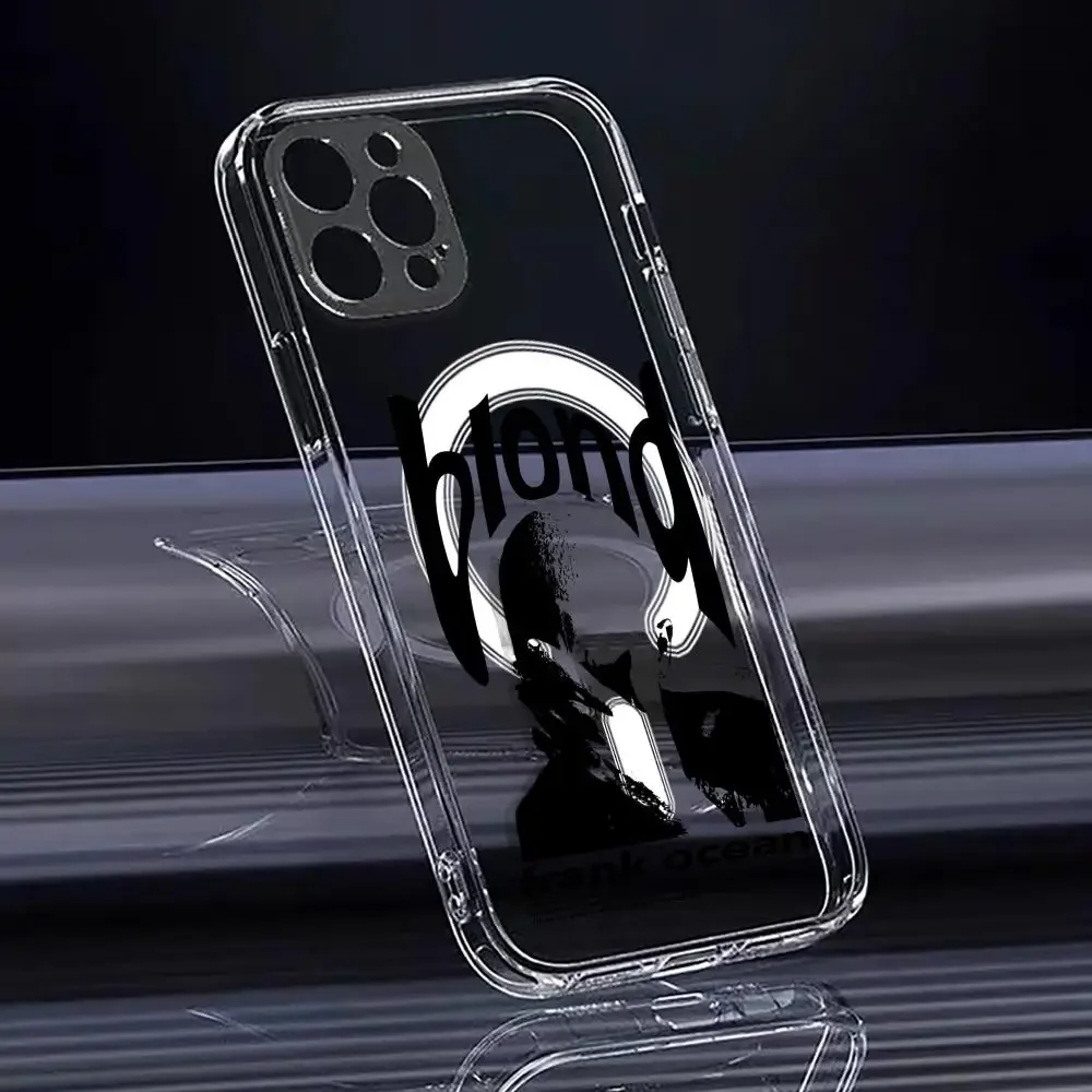 Singer Frank Blonde Oceans Hot Phone Case For IPhone 17 16 15 Pro Max Plus With Magnetic Crystal Clear Case Wireless Charge view 4