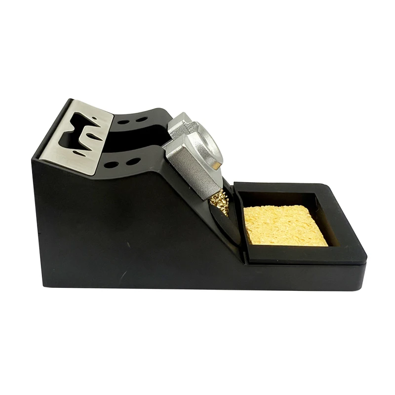 C210/C245 Soldering Iron Handle Holder Frame Bracket Rack Welding Pen Metal Support Station With Sleep Function Sponge DC Cable