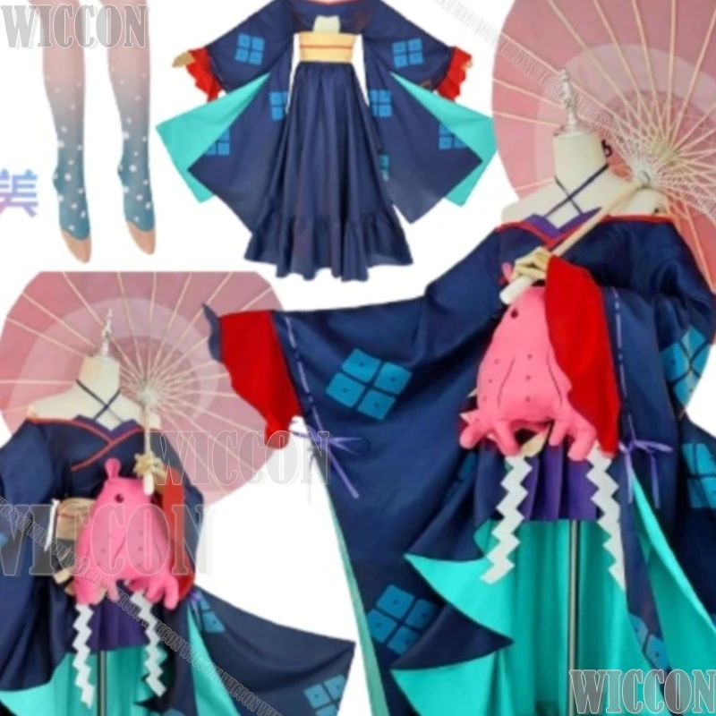 

Космическая принцесса Кагуя! Костюм для косплея Runami Yachiyo: длинное платье, сексуальный и милый образ, белый парик с косичками, для Хэллоуина, Комик-Кона, Рождества