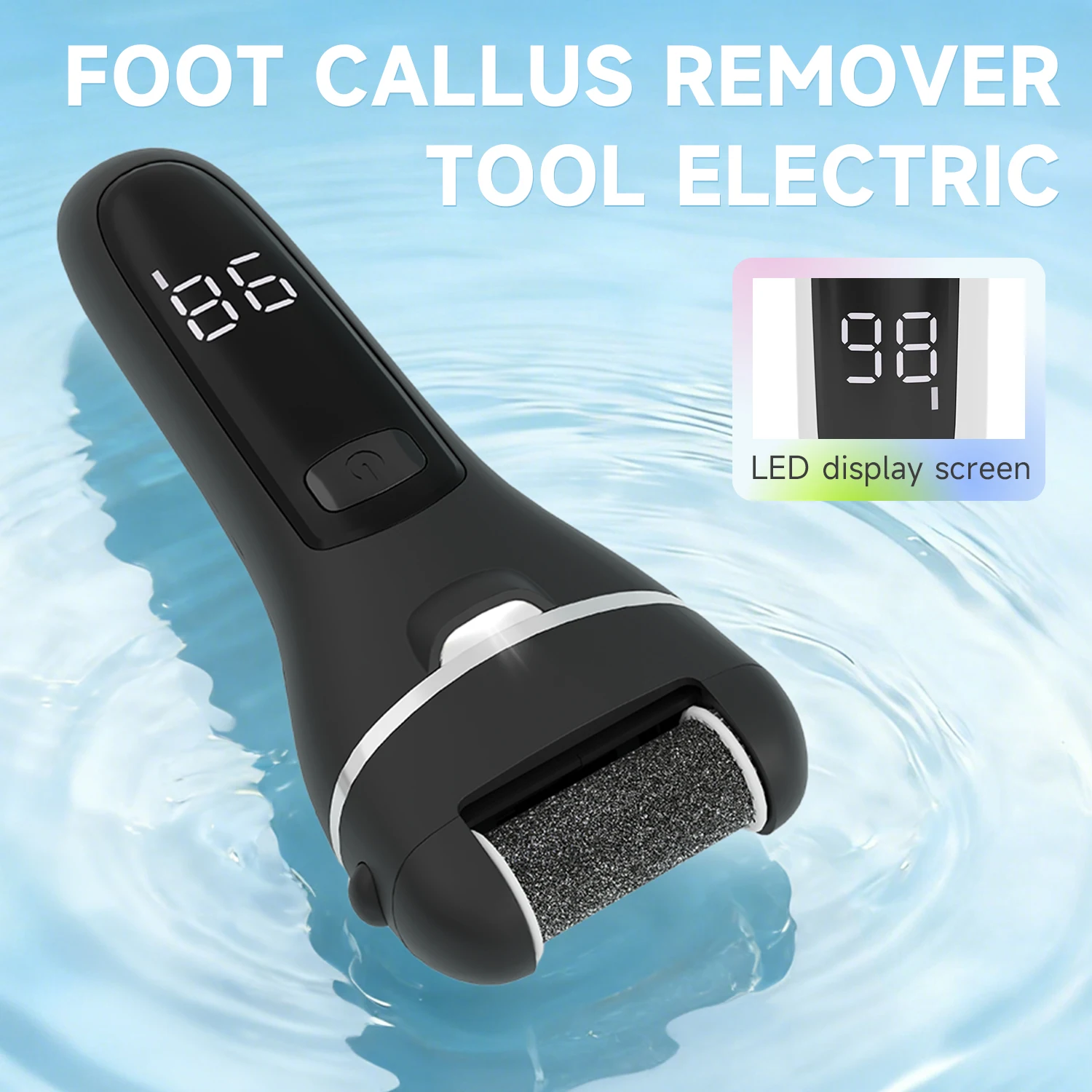 Portable USB Rechargeable Electric Foot Pedicure Tool - Callus Remover Ideal Gift for Girlfriend Mother - view 6