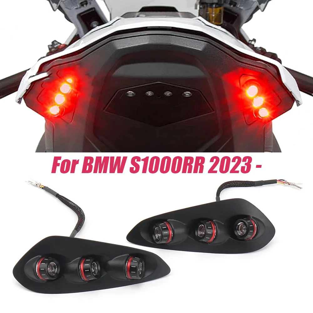 

2023- Rear Lights LED Turn Signal For BMW S1000 RR Indicators Directional Flasher Taillight S1000RR In-Tail LED Integrated Light