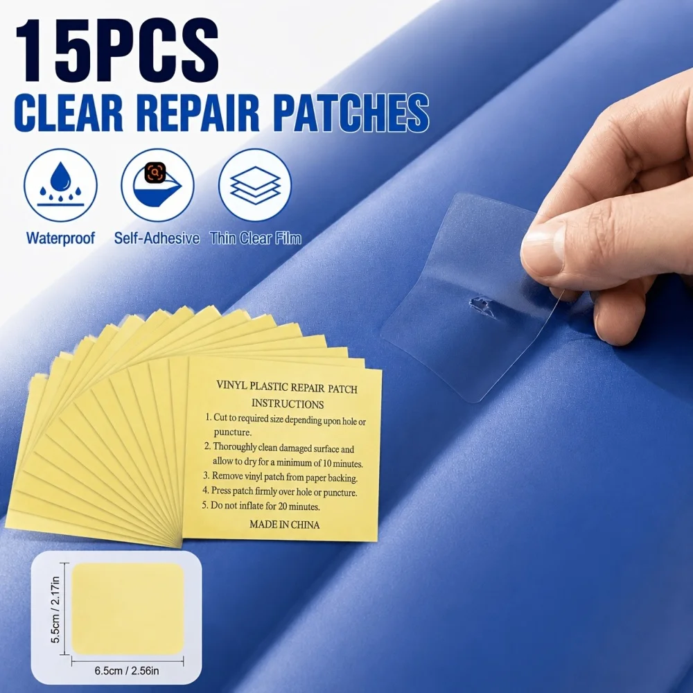 Pool Liner Repair Kit Underwater Repair Kit Sturdy Waterproof Air Mattress Patch Self Adhesive Pvc Inflatable Repair