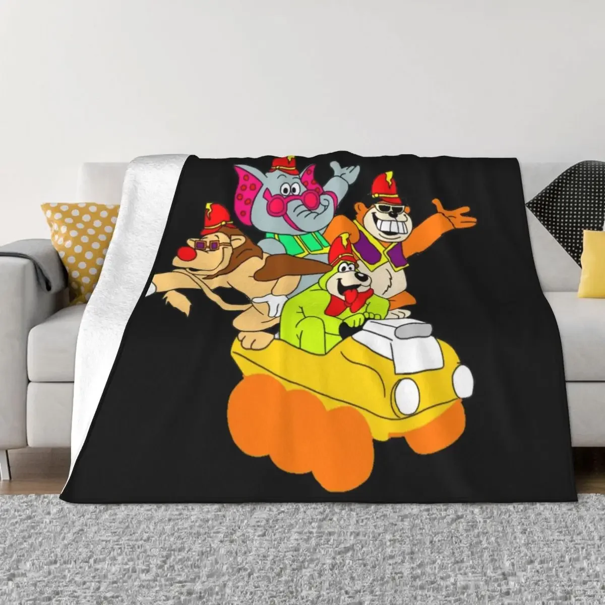 

The Banana Splits Throw Blanket warm for winter Vintage Blankets