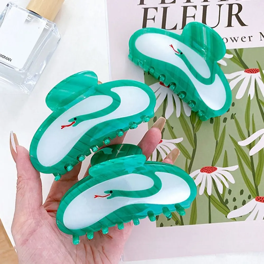 

Duckbill Clip Side Clip Star Crystal Flower Snake Mushroom Zircon Hairpins Ins Hair Clip Acetate Hair Claw Women Barrettes