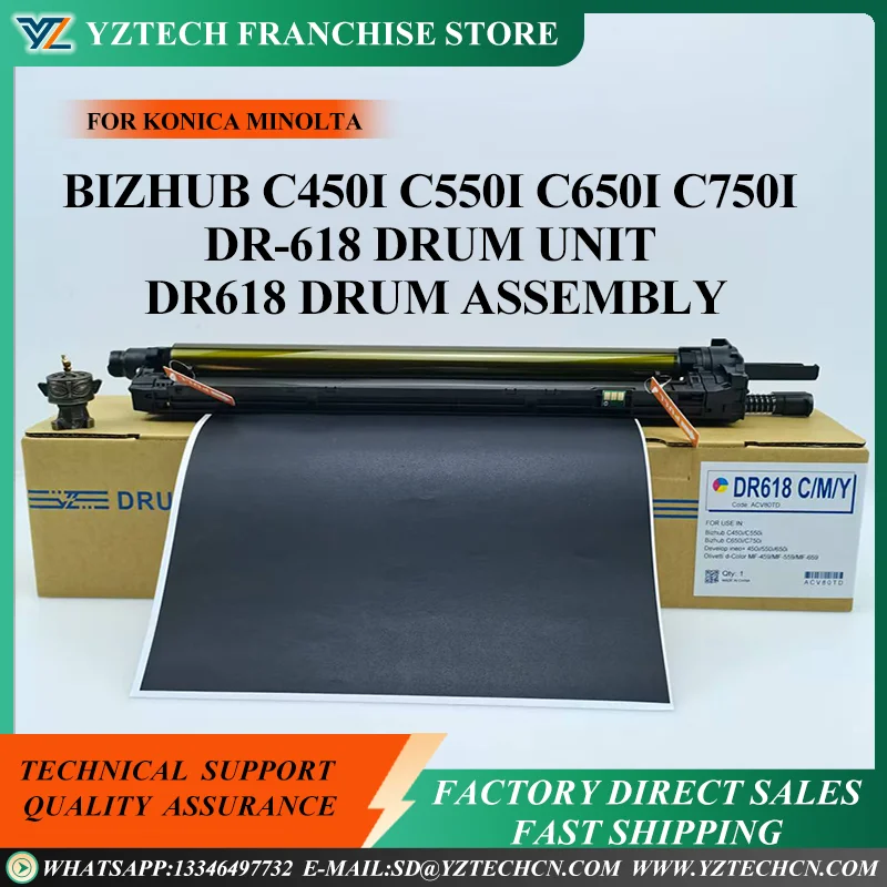 DR618 CMYK-drumeenheid voor Konica Minolta Bizhub C450i C550i C650i