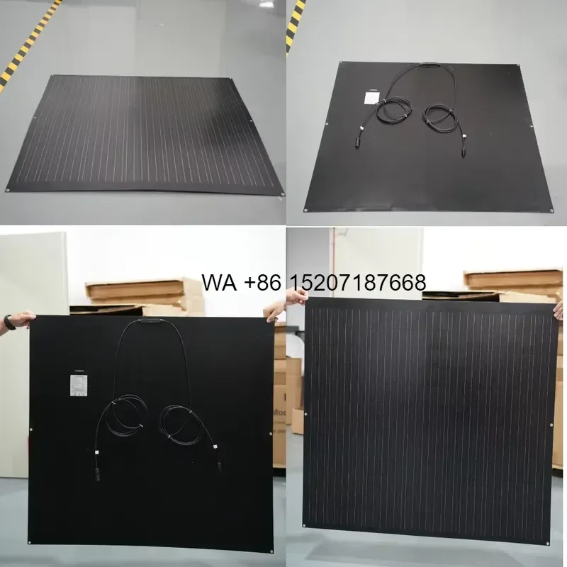 Wmwmnu for 182mm Cell 240W Flexible Solar Panel ETFE Coating Mono Bendable 3.1kg for Marine RV Yacht