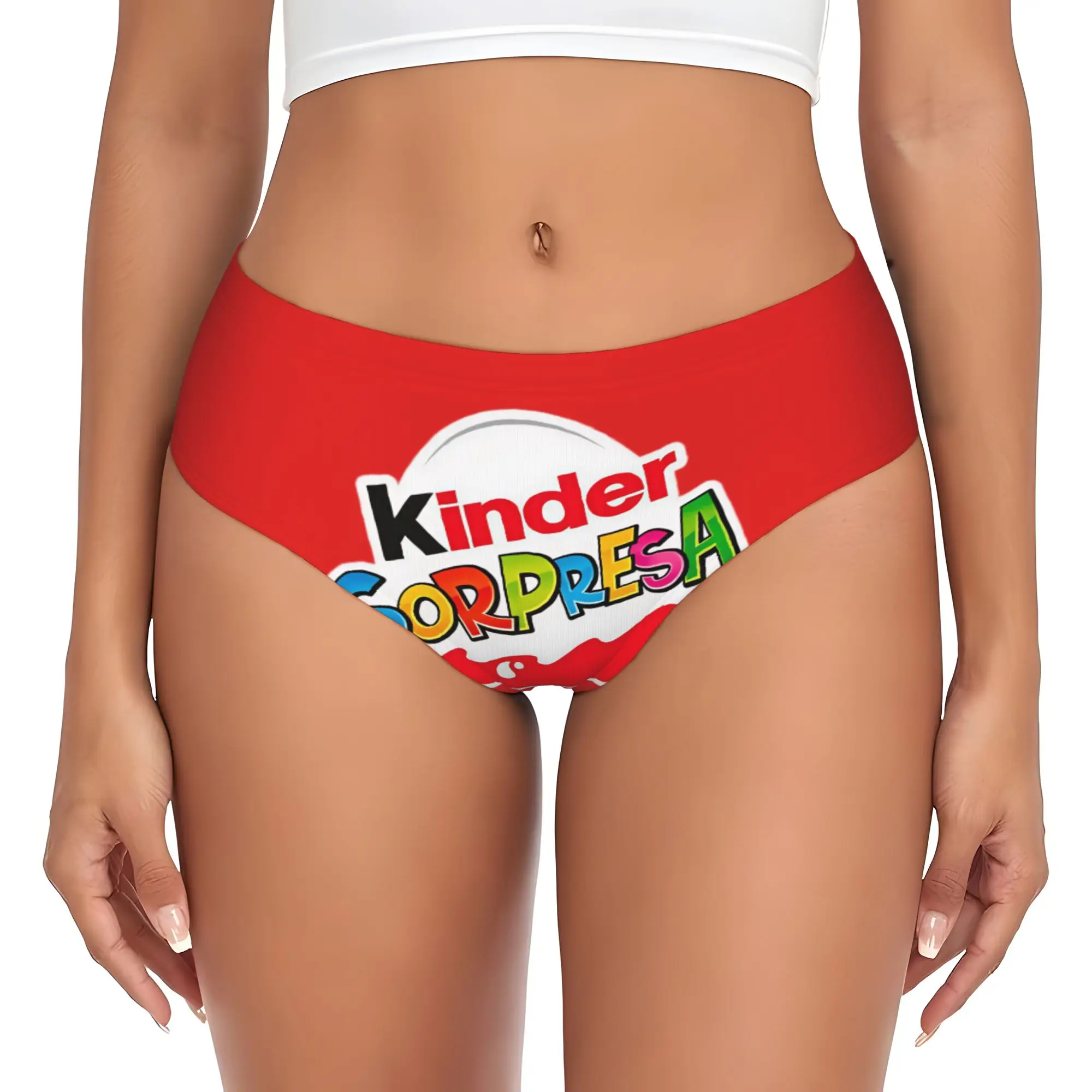 Braguitas Personalizadas para Mujer, Tipo Chocolate K-Kinder B-Bueno, Cómodas