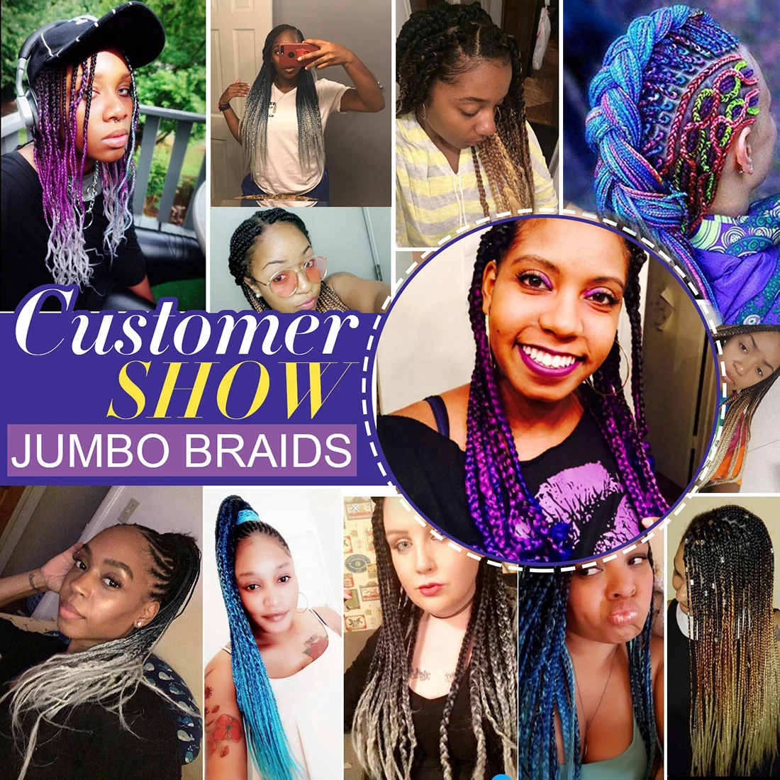 Wonderlady jumbo tranças de cabelo sintético 24 polegadas yaki textura ombre extensões de cabelo para mulheres crochê falso locs cabelo diy