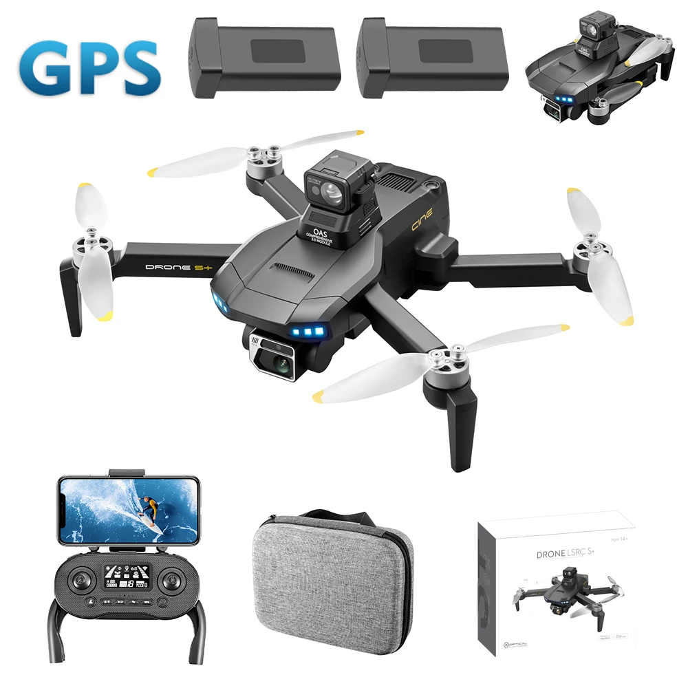 S+ UAV GPS professional HD aerial double shot omnidirectional obstacle avoidance UAV Halloween, Thanksgiving, Christmas, gifts