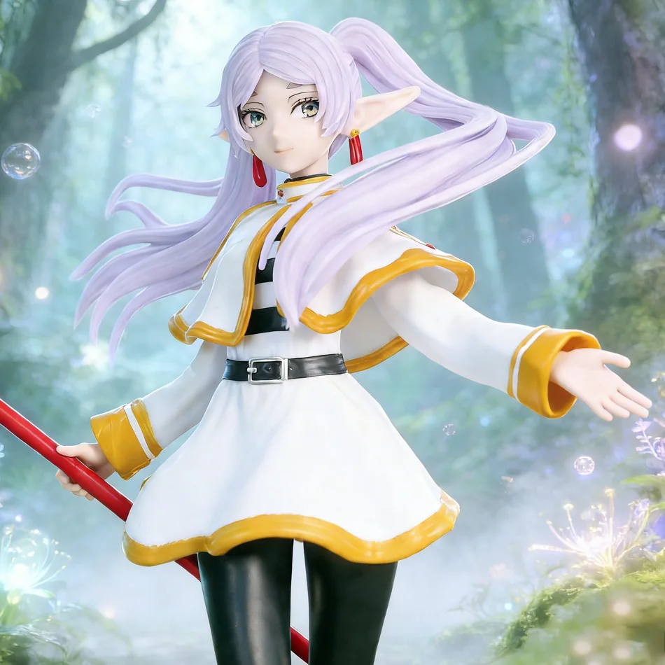 Nueva Figura de Anime de Frieren de 18 cm, Frieren Beyond Journey's End, Linda Figura de Acción de Frieren para Escritorio, Muñeca de Juguete