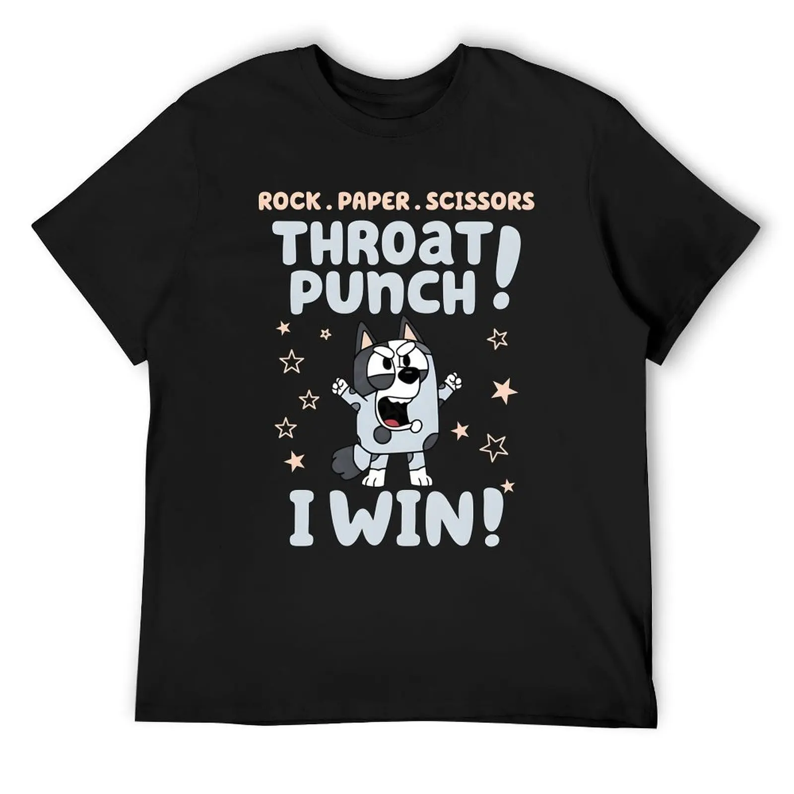 Rock Paper Scissors Throat Punch! I Win! T-Shirt summer clothes shirts graphic tee shirts men