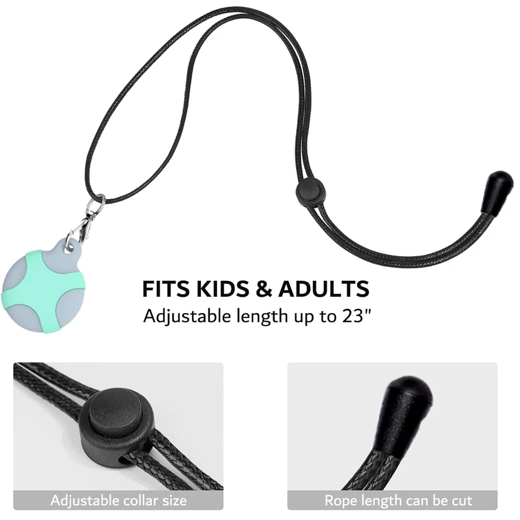 Airtag Holder for Kids Necklace & Adults, Bracelet Watch Band Wrist Hidden Case Adjustable Air Tag Cover KidsAdults Waterproof