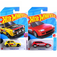 2024 Hot Wheels Car 73 Honda Civic Custom EG Toys for Boys 1/64 Diecast Alloy Model Vehicle Collection Brinquedos Birthday Gift